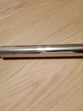 Polished Chrome Cigar Case Flask